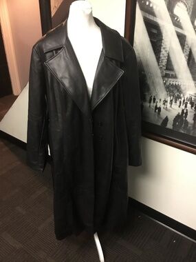 JIMMY WU. QVC. FAUX. LEATHER COAT NEW. FANTASTIC 💃💃💃💃